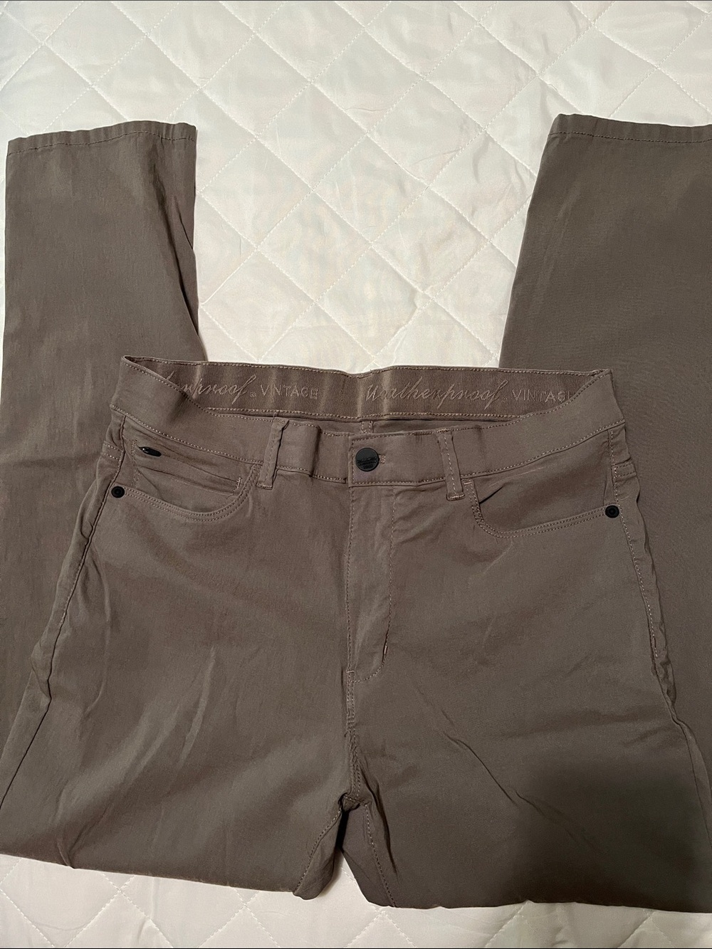 Weatherproof Men's Chinos in Brown